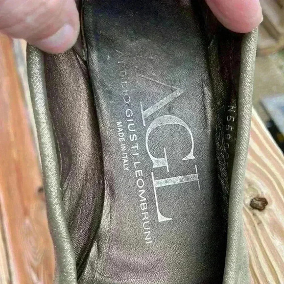 Attilio Giusti Leombrni ballerina flats with snakeskin pattern size 36.5 - Picture 7 of 14